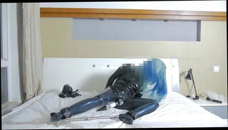 Video 966437725: latex catsuit bondage, bondage latex girl, latex catsuit mask, catsuit bdsm, cosplay latex, latex asian