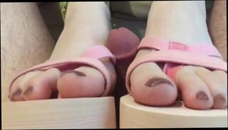 Video 824666104: foot fetish femdom, foot fetish bdsm, foot fetish cumshot, milking foot job, slave foot job, toes milking, cute little toes, toes shoes, slave pain