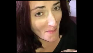 Video 1593511805: wife bukkake, cum bukkake, wife sperm, drinking wife