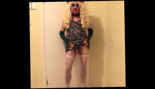 Video 1338011585: crossdressing tranny slut, crossdresser tranny shemale, crossdresser whore, slut dressed