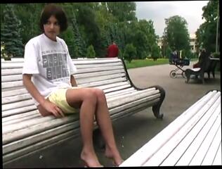 Video 315694004: outdoor amateur flashing, amateur flashing public, russian amateur