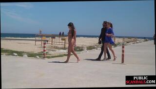 Video 1580957414: amateur beach babe, amateur babe outdoor, naked babe, naked boobs, amateur brunette babe, amateur public beach