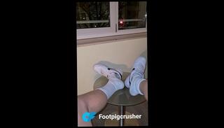 Video 1657746643: feet slave foot, solo male feet fetish, master feet slave, amateur foot fetish, foot sock slave