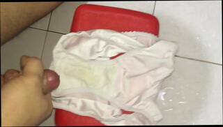 Video 968325365: solo boy cum, cum bukkake, panties solo, dirty panties cum