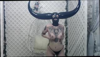 Video 1630074841: latex solo, straight amateur solo, latex lady, latex strip, latex mask, latex high heels, tattooed latex, latex hd, solo shoot, solo dance, striptease