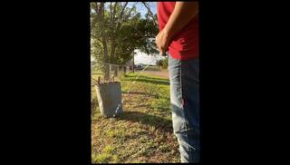 Video 1625845383: pissing peeing fetish, solo pee fetish, pee desperation pissing, pee pissing outdoor, solo male piss, amateur public piss, very pissed, taking piss, pissing close