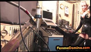 Video 1606925034: bdsm femdom latex, femdom milking machine, femdom latex milf, latex bdsm fetish, cfnm fetish femdom, milking cock bdsm, latex sissy