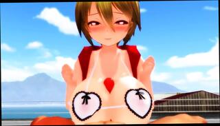 Video 169216901: hentai cartoon, hentai tit job, pov tit job, beach hentai, hentai hd, tits straight, tits eating, one tit