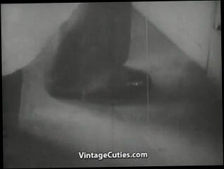 Video 194102901: vintage blonde hairy, vintage striptease, vintage straight, vintage cuties, woman undressing, gorgeous blonde woman, woman home, woman playing