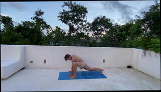 Video 1297698635: sexy naked yoga, sexy hot naked