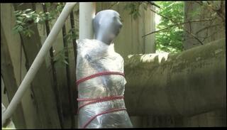 Video 1592117903: nylon pantyhose fetish, bondage slave girl, amateur bondage slave, bondage rope tied, male bondage slave, solo slave, spandex bondage, public slave