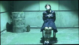 Video 1558760001: schoolgirl gagging, schoolgirl tied, japanese schoolgirl, straight girl, 18 year old girl, asian girl tied