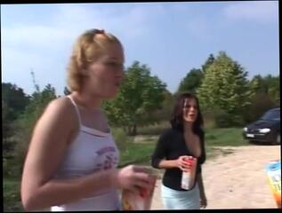 Video 315793404: sexy girls pissing outdoor, teen pissing outdoor, pissing german, hungarian teen, sexy brunette