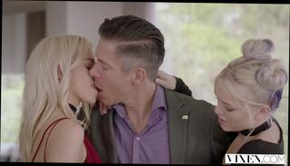 Video 389279504: blonde threesome blowjob, threesome blowjob hd, fucking two big
