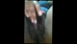 Video 1592696635: hairy masturbation, exotic hairy, black hairy