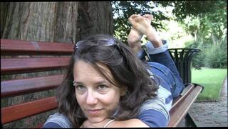 Video 172521101: foot fetish girl, foot fetish babe, amateur foot fetish, foot fetish french, outdoor foot fetish, barefeet girl, straight foot, hippie girl