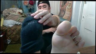 Video 1604584791: gay twink toes, gay twink feet, toe sucking, gay mexican twink, gay latino twink, gay man feet, soles toes