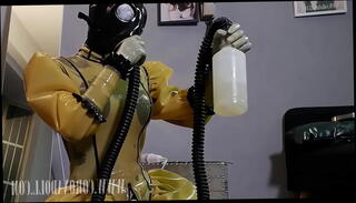 Video 700052205: latex catsuit bondage, latex catsuit sex, latex self bondage, latex catsuit mask, latex sex doll, latex female mask