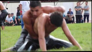 Video 1215721725: oiled gay, oil wrestling, gay sport
