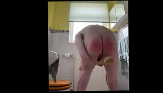 Video 1262165365: self spanking