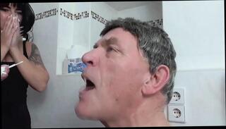 Video 1654712391: mistress femdom slave, femdom fetish mistress, mistress two slaves, mistress humiliates, grandpa slave, mistress pussy, slave shaved pussy, straight grandpa, mistress friend, mistress sub, old mistress, old grandpa close, french mistress, beautiful mistress, mistress eats, bathroom humiliation, slave bathing, brunette mistress, older slave, slave hd