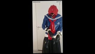 Video 1653803323: crossdresser femboy sissy, sissy femboy solo, fetish crossdresser sissy, sissy femboy amateur, sissy latex doll, sissy crossdresser dressed, amateur solo male, japanese schoolgirl uniform, schoolgirl skirt, long latex