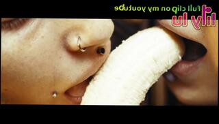 Video 1577846023: lesbian models eating, fetish model, dirty model, models passionate