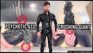 Video 1653971183: fetish gay solo, latex catsuit, gay jock ass, amateur gay jock, solo male ass, giant jock, crush fetish, shrinking fetish
