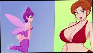 Video 1654547164: cartoon creampie, cartoon lesbian, creampie ass cumshot, cartoon big ass