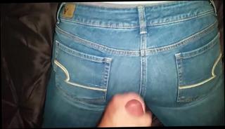 Video 309061804: milf wife, jeans cumshot