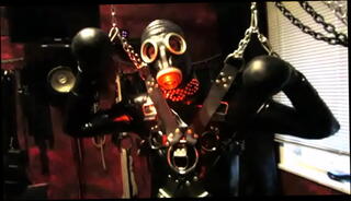 Video 1379735535: latex bondage, latex bdsm, latex tied
