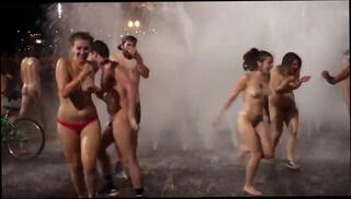 Video 502864304: naked bike ride, outdoor group sex party, public sex party