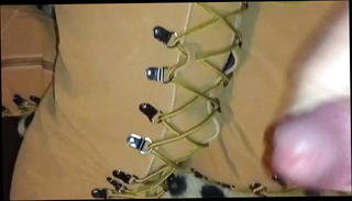Video 813832701: pantyhose mom, pantyhose hand job, pantyhose boots, thigh boots, straight hand