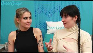 Video 1656690083: lesbian pornstars, lesbian interview, lesbian behind, lesbian casting, blonde brunette lesbians, porn casting interview