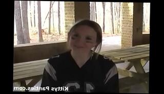 Video 810333935: playing foot ball, little foot play, amateur teen babe, amateur babe flashing, balls touching, babe panty