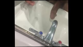 Video 1594795855: masturbation cumshot, bathroom jerk, thick load cumshot, nut cumshot, cumshot jacking