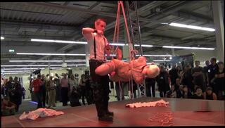 Video 1245825504: bdsm fetish, bondage shop, tattooed bdsm, public bdsm, blonde bdsm, hd bdsm