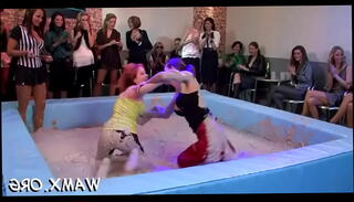Video 1350177035: lesbian catfight, catfight sex, amateur catfight, lesbian wet