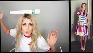 Video 303093001: blonde babe jerks, straight jerking, celebrity jerk, jerk hd, sexy