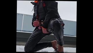 Video 1663851925: solo masturbation gay, solo outdoor masturbation, solo public masturbation, flip flop, wanking outdoors