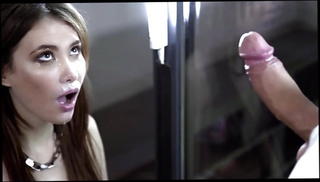 Video 1183270801: straight facial, beautiful black haired facial