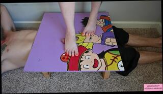 Video 1587642393: foot fetish feet worship, foot worship domination, barefoot foot fetish, milf foot worship, amateur foot worship, mom dominant milf, foot domination trample, milf mom mother, cock trample, table cock