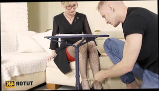Video 1235871665: cougar fetish, teen fetish sex, cougar teacher, submissive drilled, submissive student, mature cougar blowjob, submissive rough, russian cougar, cougar stockings, submissive blonde, fetish hd