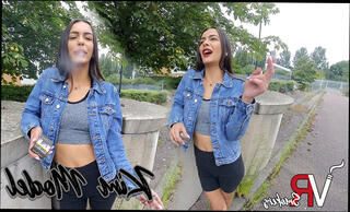 Video 1601969864: sexy beautiful model, sexy brunette model, solo vr porn, smoking model, model behind, solo female, sexy outside, takes sexy