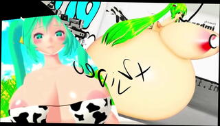 Video 1062614315: anime 3d hentai, 3d breast expansion, anime toon, inflation hentai, lactating breasts, belly expansion, huge belly inflation, huge boobs girl, cow girl