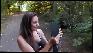 Video 1107171501: straight facial, facial outdoors, public facial