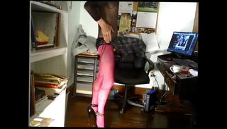 Video 1601634565: crossdresser pantyhose, pantyhose exposed, fishnet pantyhose