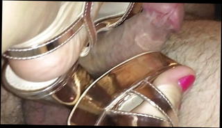 Video 1531383101: handjob shoejob, high heels shoejob, homemade straight