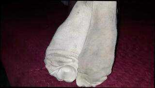 Video 1593641135: foot fetish feet, teen foot fetish, dirty white socks