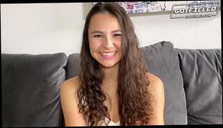 Video 1608320833: skinny fetish, skinny petite small tits, skinny brunette small tits, tits softcore, fetish interview, skinny casting, tits behind